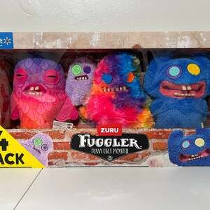 Fuggler Chaos Crew 4-Pack Walmart exclusive Plush Monster Set